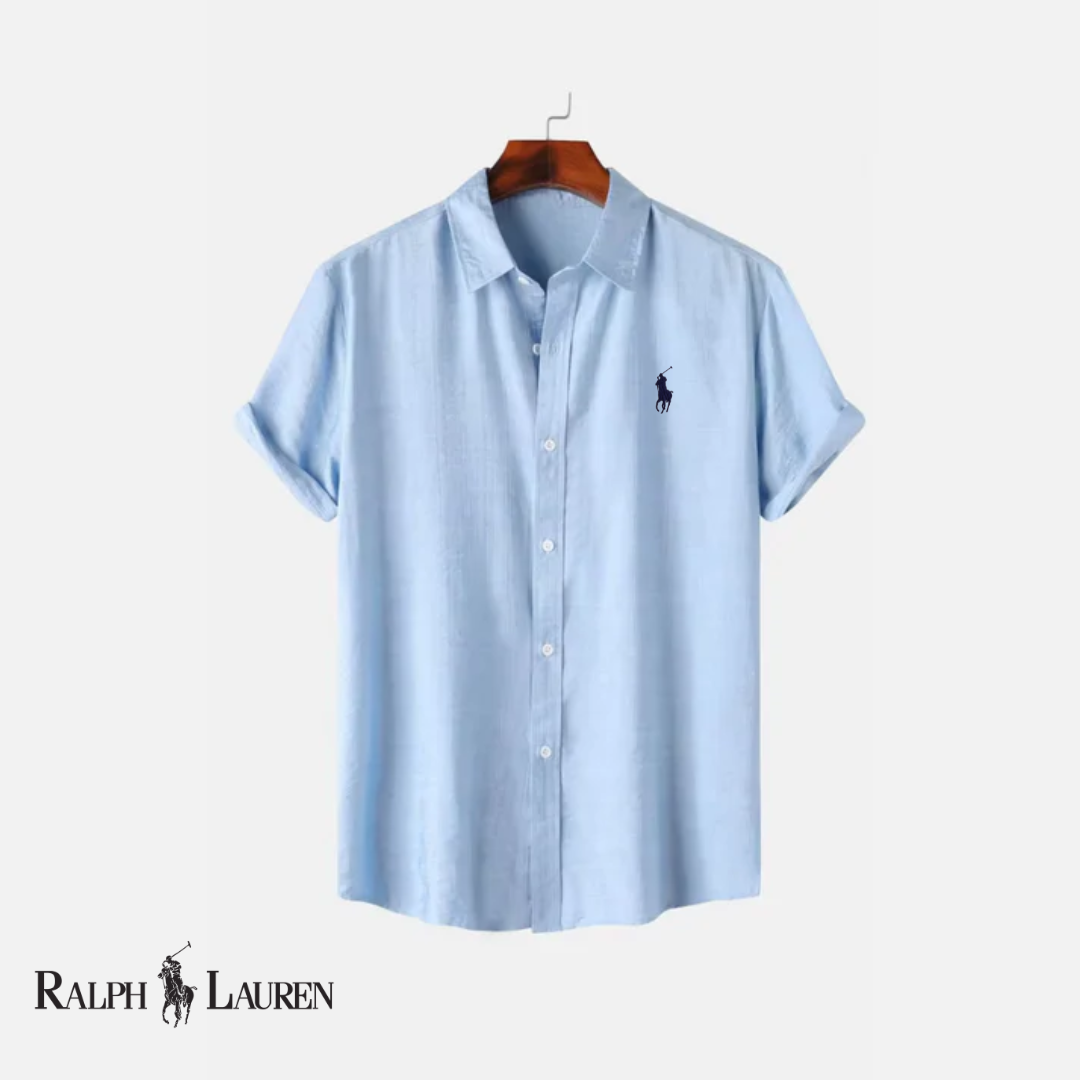 Ralph Lauren™ linnen overhemd met knoopsluiting