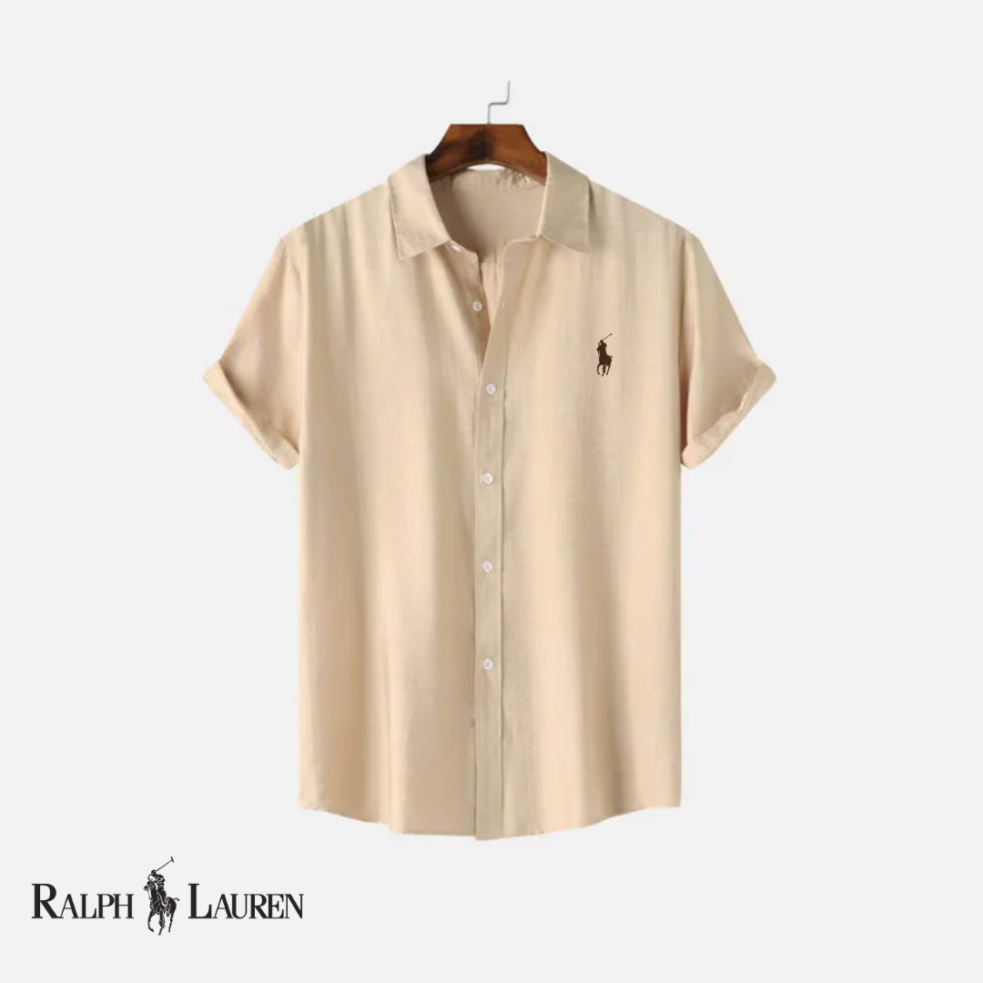 Ralph Lauren™ linnen overhemd met knoopsluiting