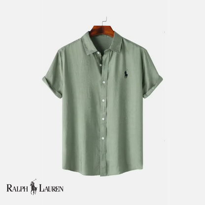 Ralph Lauren™ linnen overhemd met knoopsluiting