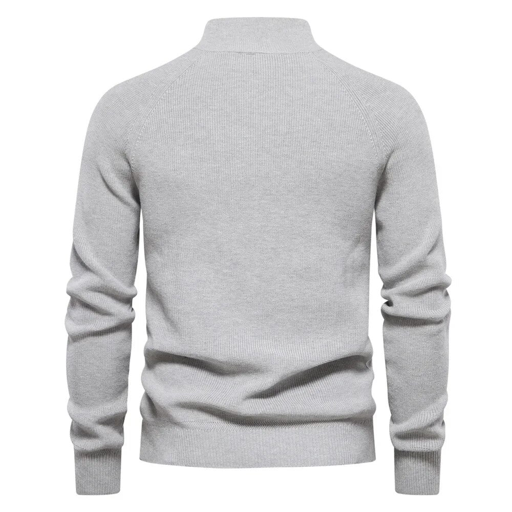 Thomas™ | Gebreide trui met ritssluiting