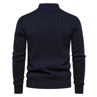 Thomas™ | Gebreide trui met ritssluiting