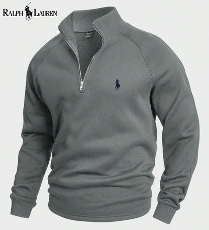 Ralph Lauren® katoenen trui met halve rits