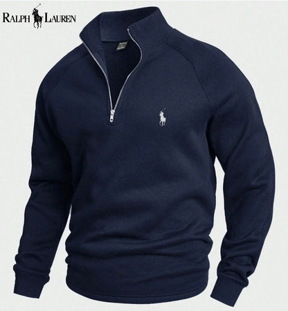 Ralph Lauren® katoenen trui met halve rits