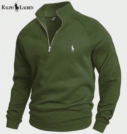 Ralph Lauren® katoenen trui met halve rits