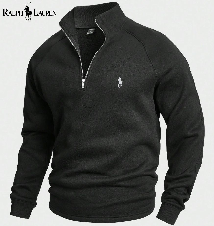Ralph Lauren® katoenen trui met halve rits