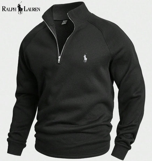 Ralph Lauren® katoenen trui met halve rits